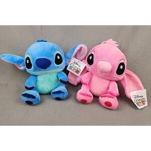 Disneys Lilo & Stitch "Tsum Tsum" Lilo & Angel Soft Touch Plush Stuffed Teddy